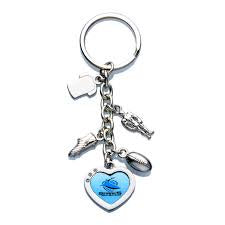 Cronulla Sharks Charm Keyring