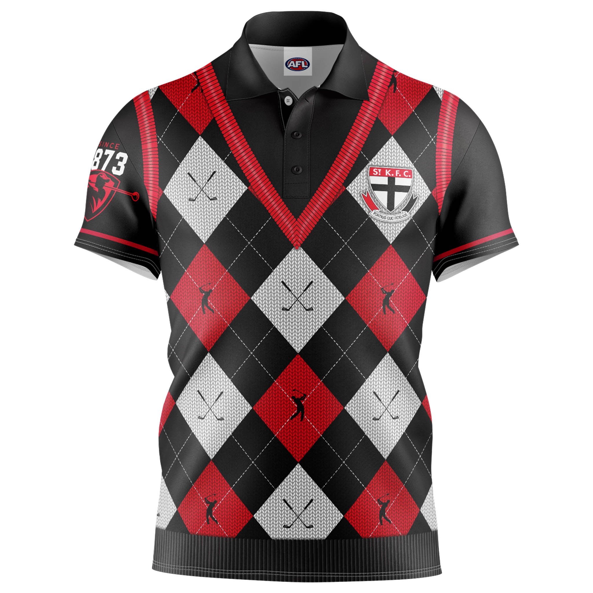 St Kilda Saints Fairway Golf Polo