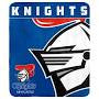 Newcastle Knights Polar Fleece Throw Rug