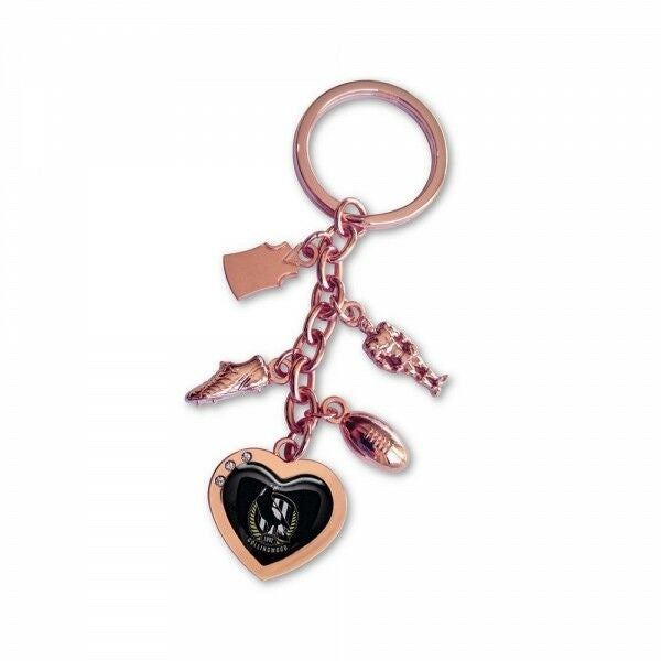 Collingwood Magpies Charm Keyring