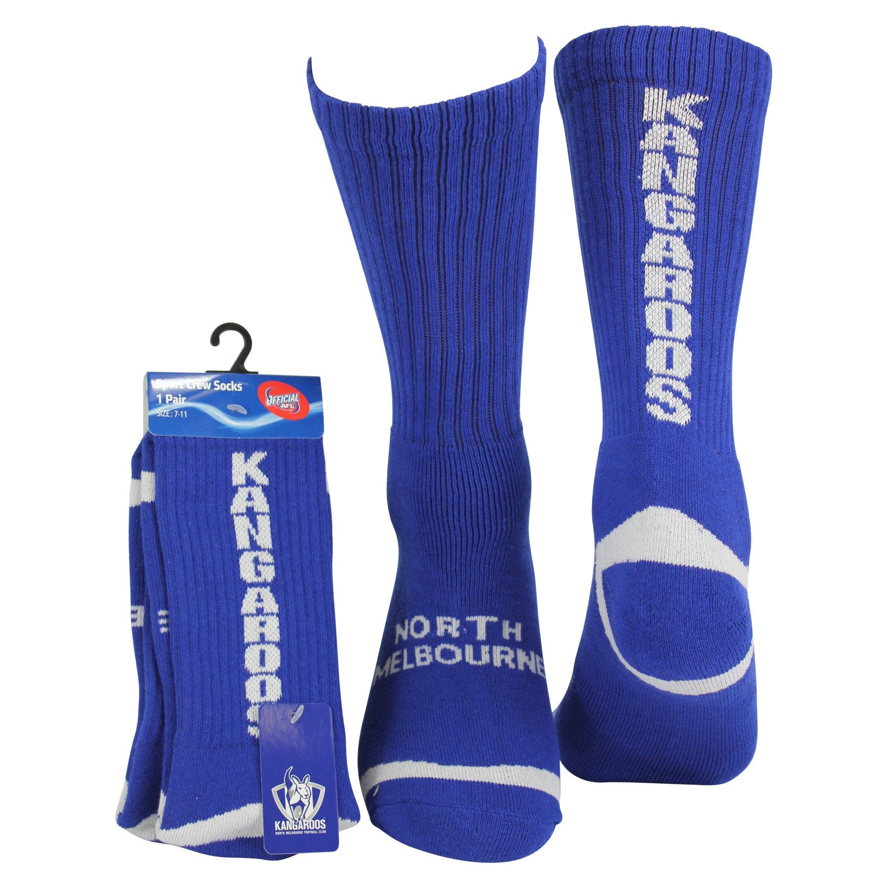 North Melbourne Kangaroos Crew Socks