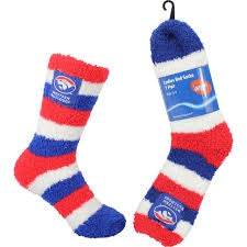Western Bulldogs Bed Socks