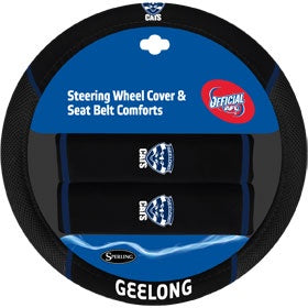 Geelong Cats Steering Wheel Cover