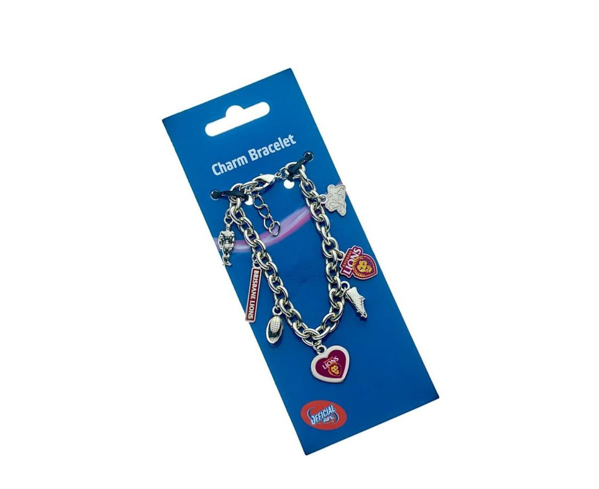 Brisbane Lions Charm Bracelet
