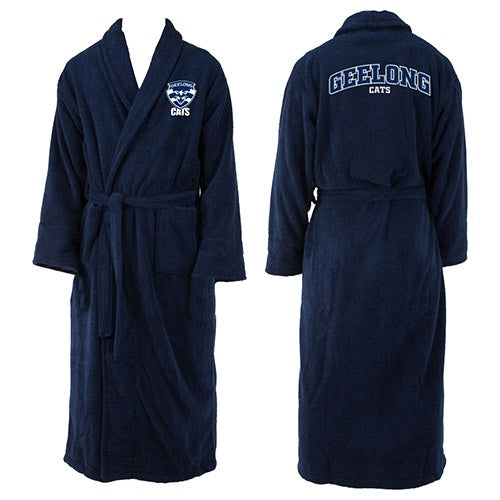 Geelong Cats Adult Bathrobe - Dressing Gown