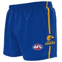 West Coast Eagles Adult Football Shorts