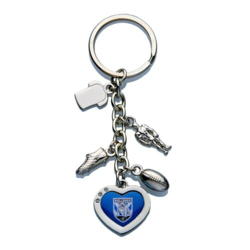 Canterbury Bulldogs Charm Keyring