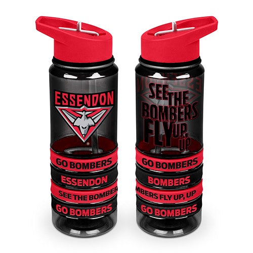 Essendon Bombers  Tritan Drink Bottle With bands