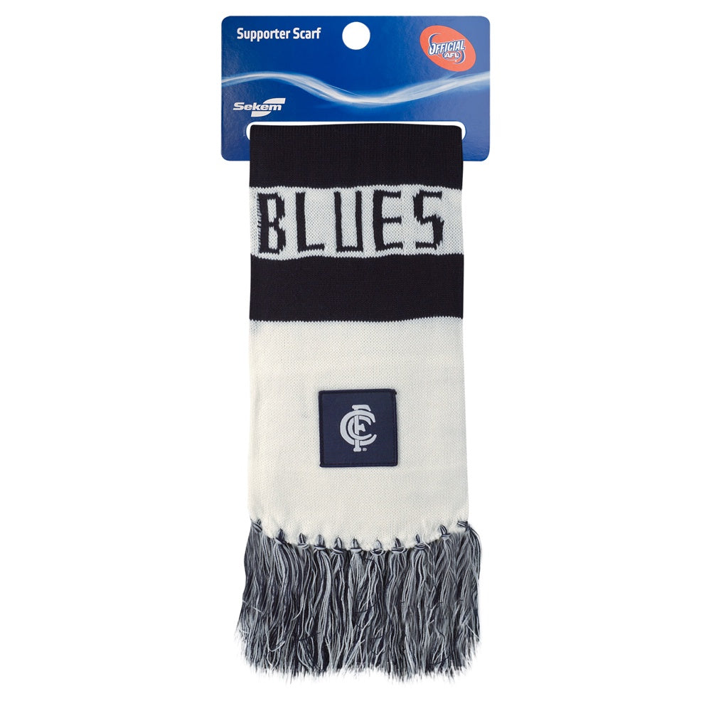 Carlton Blues Traditional Scarf