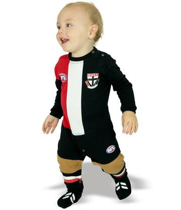 St Kilda Saints Baby Footysuit