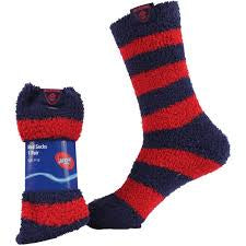 Melbourne Demons Bed Socks
