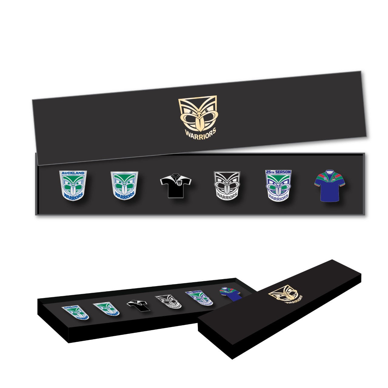 New Zealand Warriors Evolution Pin Set