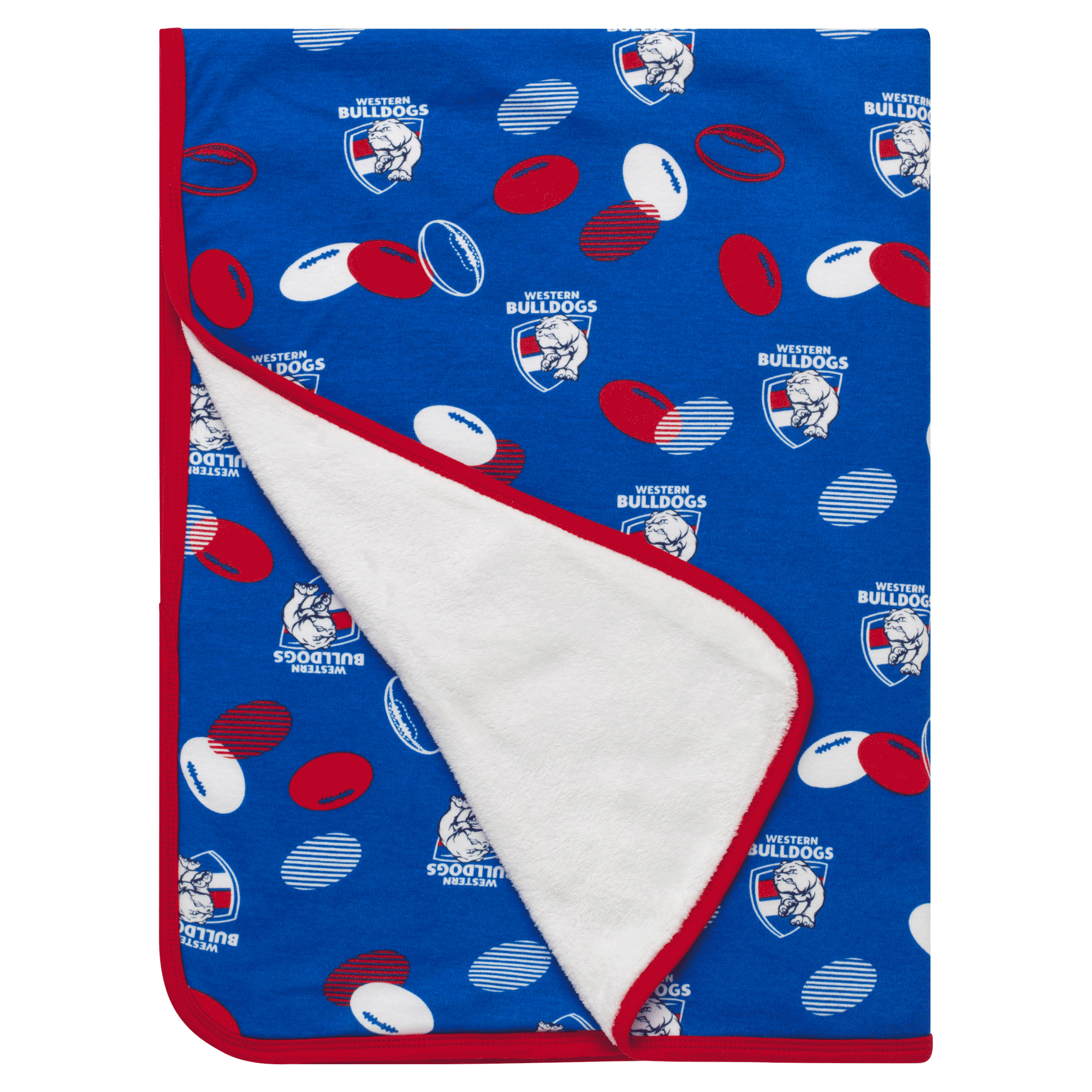 Western Bulldogs Baby Blanket