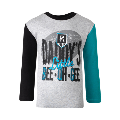 Port Adelaide Power Toddlers Long Sleeve Top