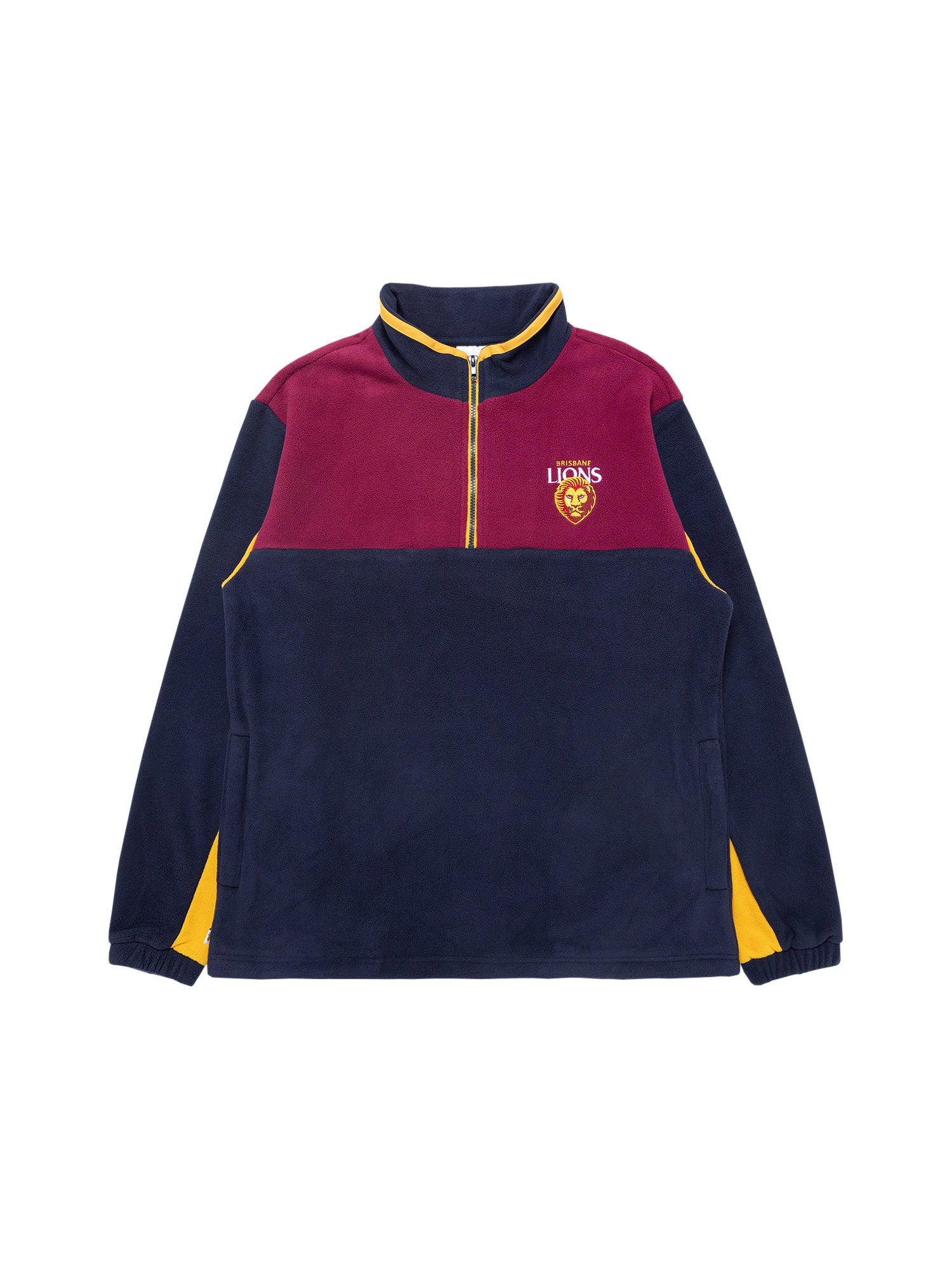 Brisbane Lions 1/4 Zip Polar Fleece Jumper