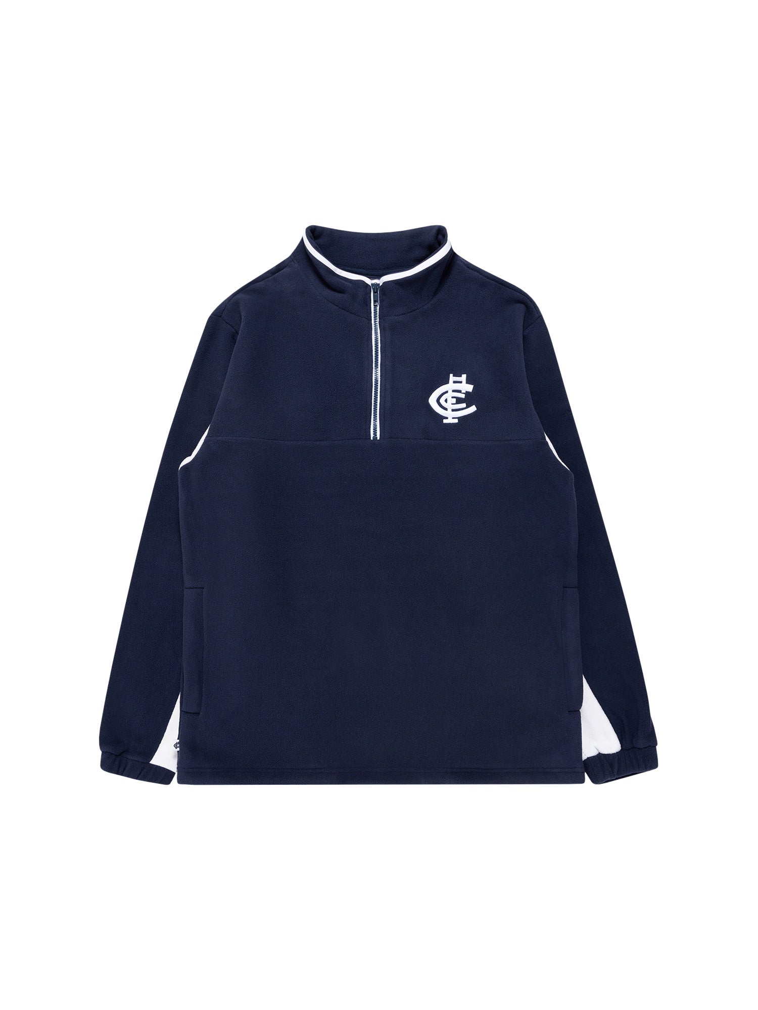 Carlton Blues 1/4 Zip Polar Fleece Jumper