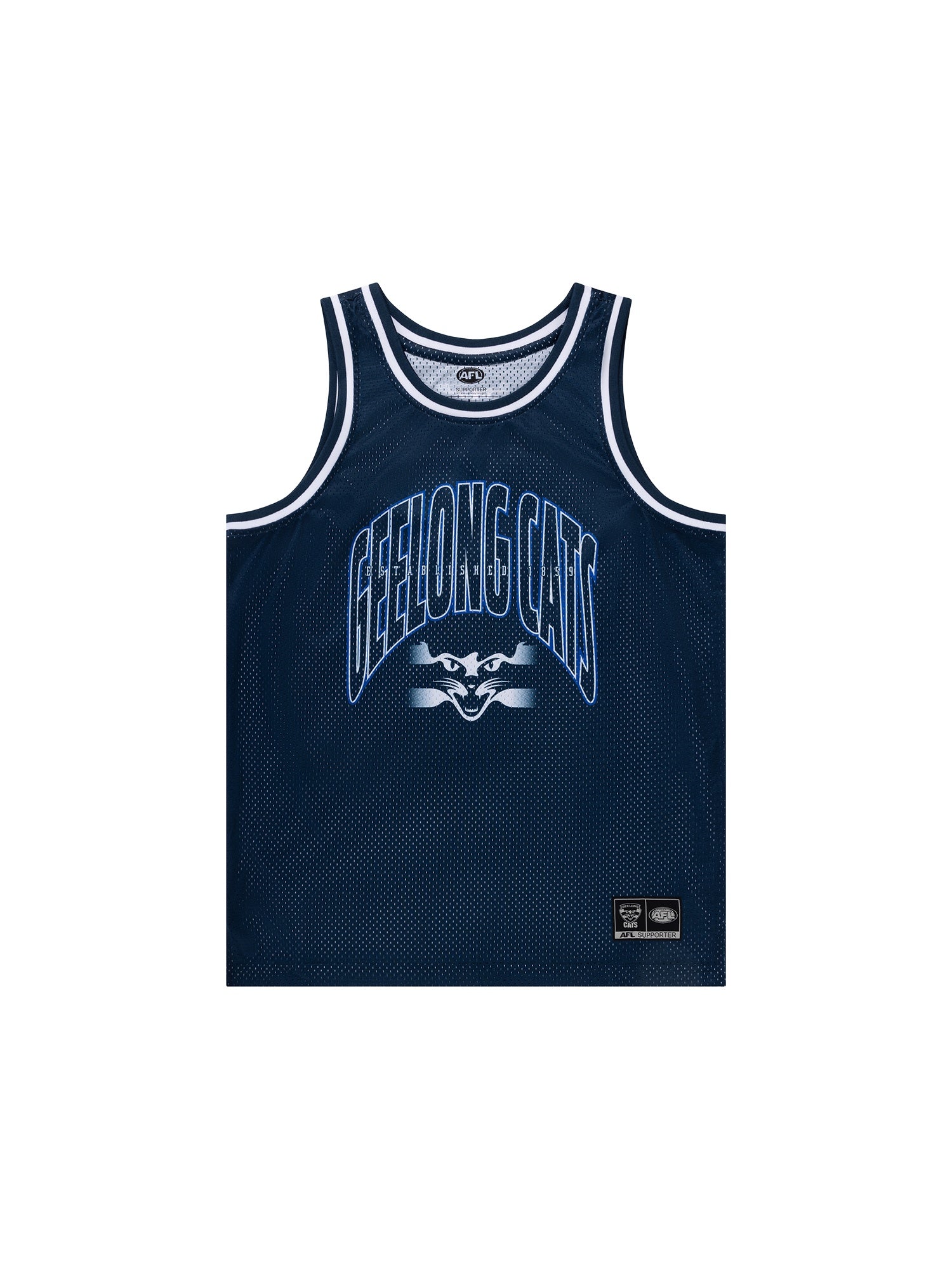 Geelong Cats Basketball Singlet