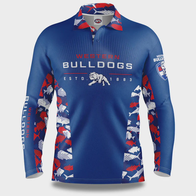 Western Bulldogs Reef Runner Fishing Shirt