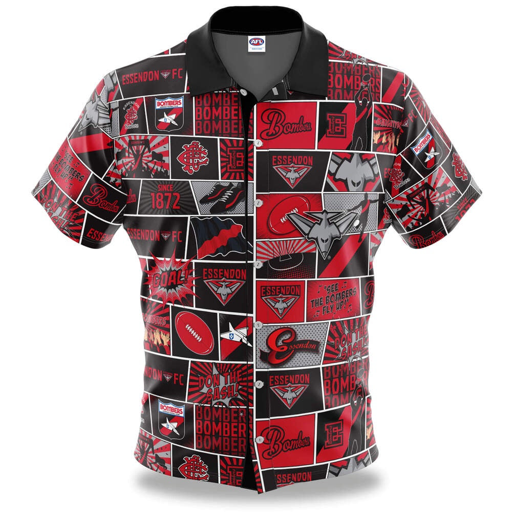 Essendon Bombers Fanatic Button Up Shirt
