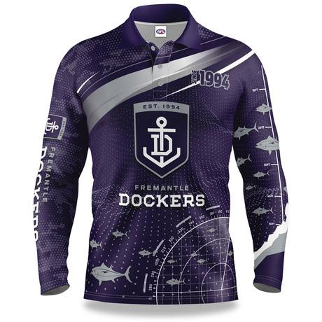 Fremantle Dockers Fishing Shirt - Fish Finder
