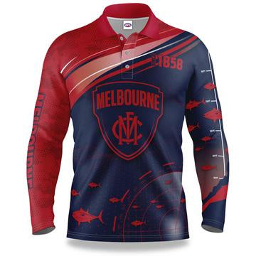 Melbourne Demons Fishing Shirt - Fish Finder