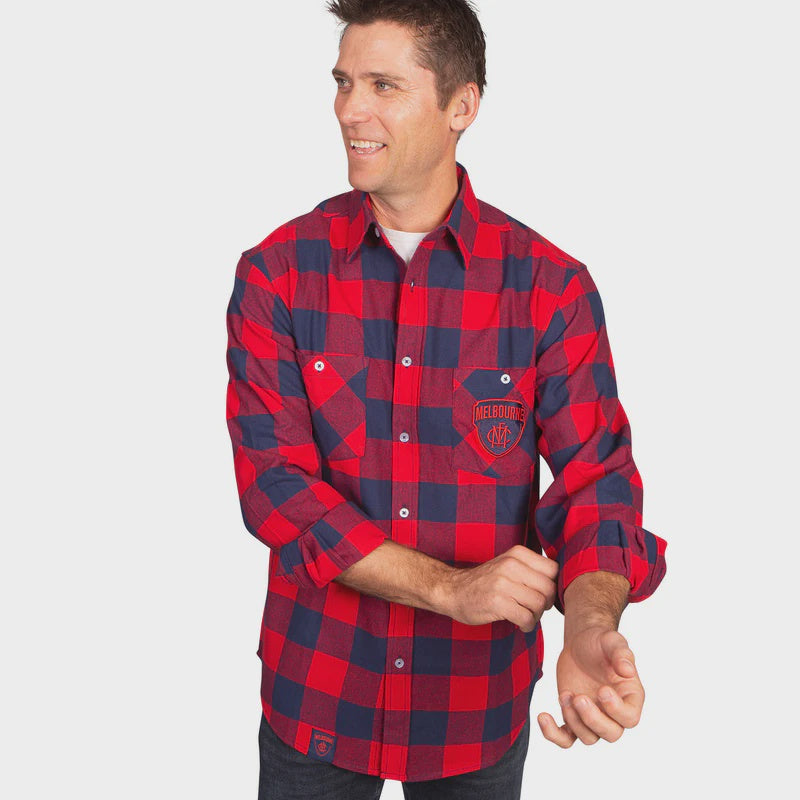 Melbourne Demons  Flannel Shirt