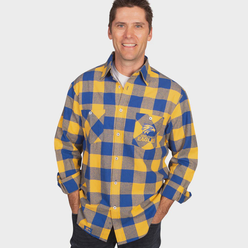 West Coast Eagles  Flannel Shirt