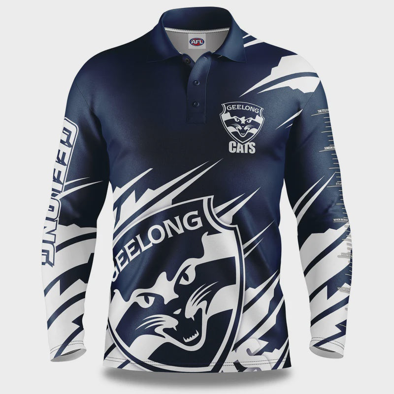 Geelong Cats "Ignition" Fishing Shirt