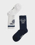 Geelong Cats Crew Socks - 2 Pack