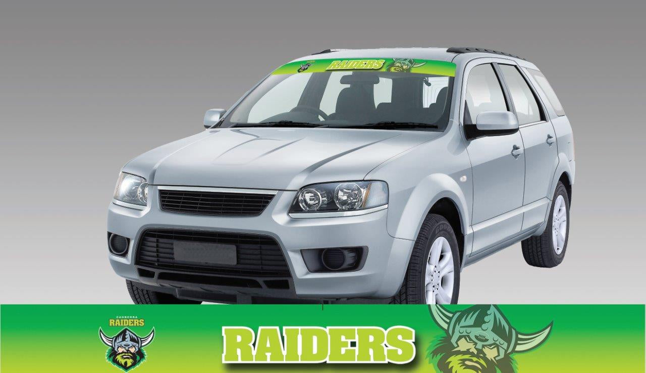 Canberra Raiders Sun Visor Sticker Decal