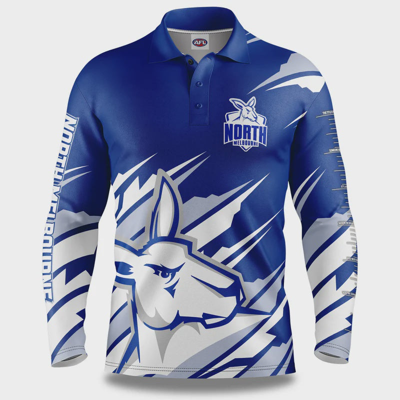 North Melbourne Kangaroos "Ignition" Fishing Shirt