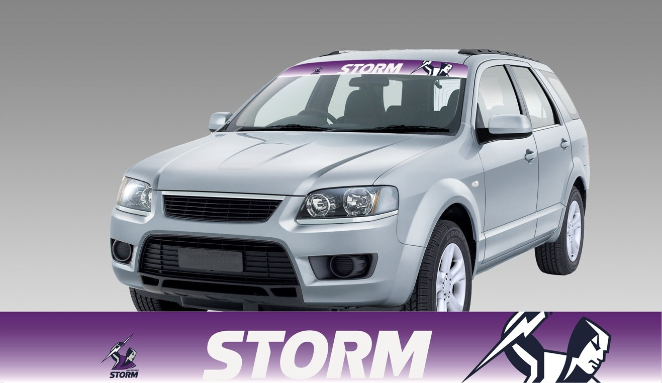 Melbourne Storm Sun Visor Sticker Decal