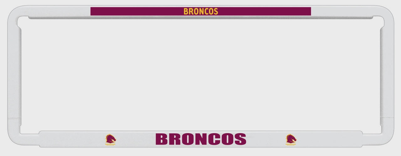 Brisbane Broncos License Plate Surround - Frame