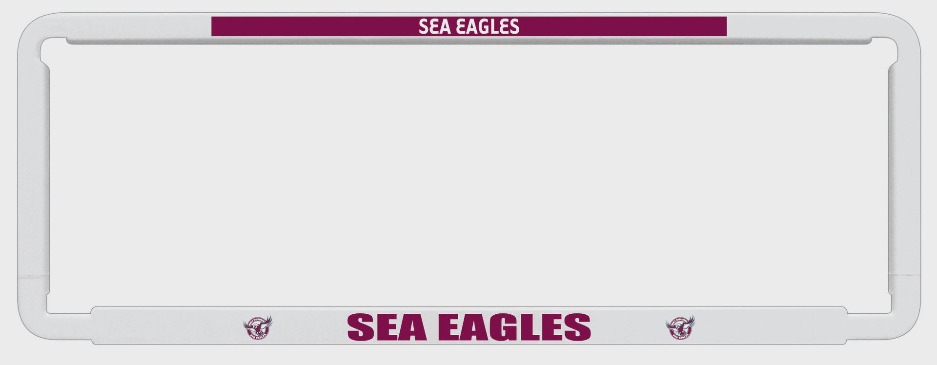 Manly Sea Eagles License Plate Surround - Frame