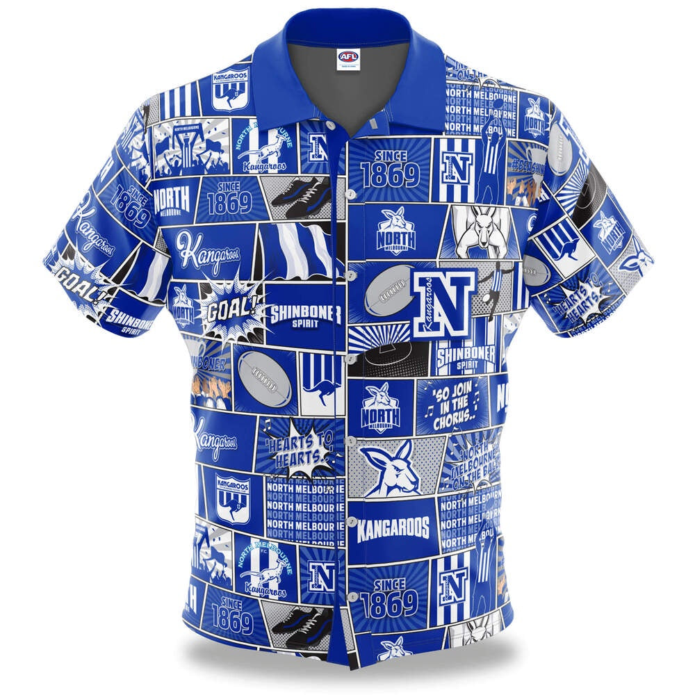 North Melbourne Kangaroos Fanatic Button Up Shirt