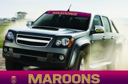 Queensland Maroons State Of Origin Sun Visor Sticker Decal