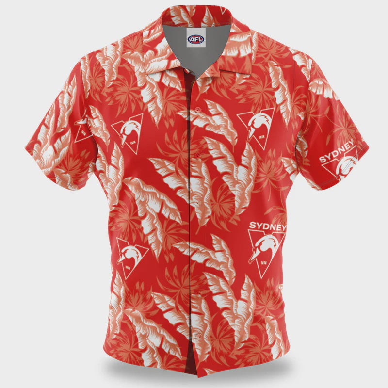 Sydney Swans Paradise Hawaiian Shirt