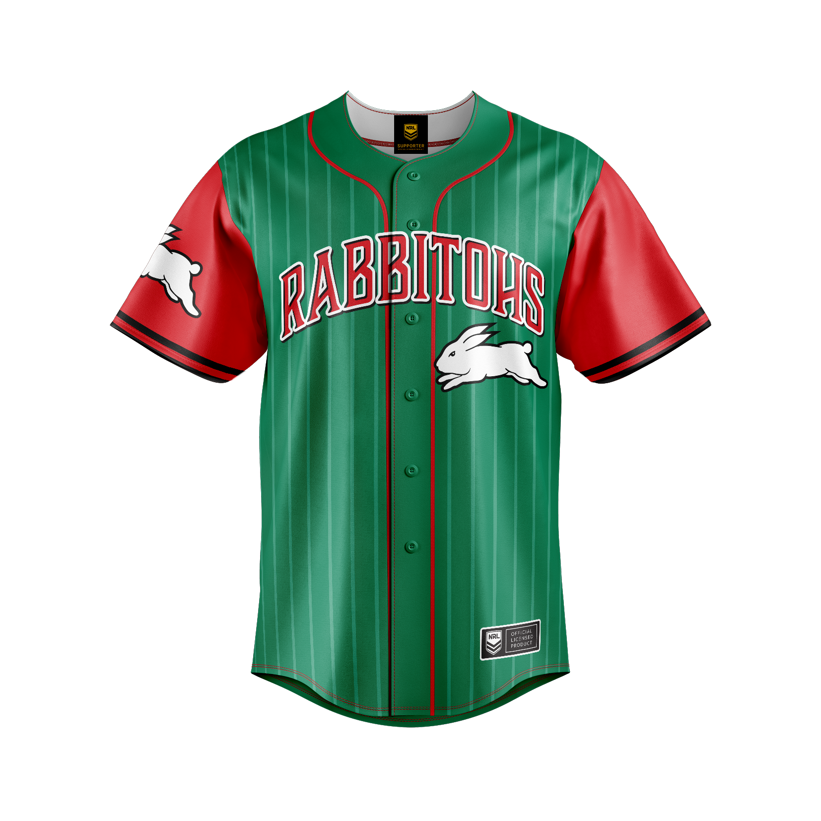 South Sydney Rabbitohs "Slugger" Baseball Shirt
