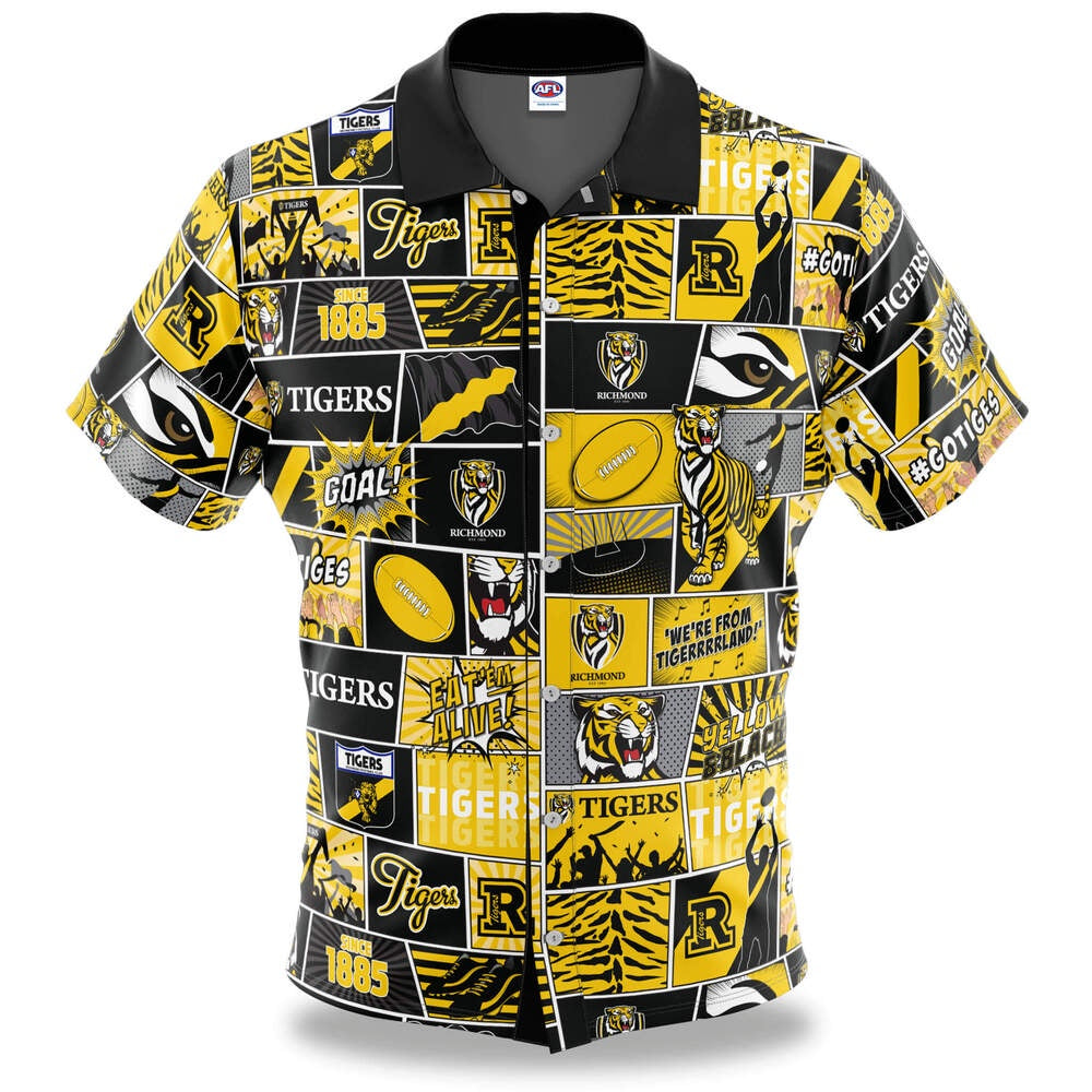 Richmond Tigers Fanatic Button Up Shirt