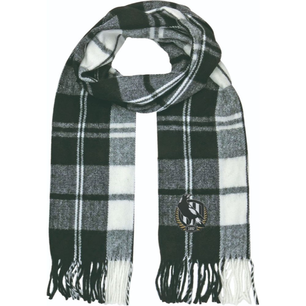 Collingwood Magpies Tartan Scarf
