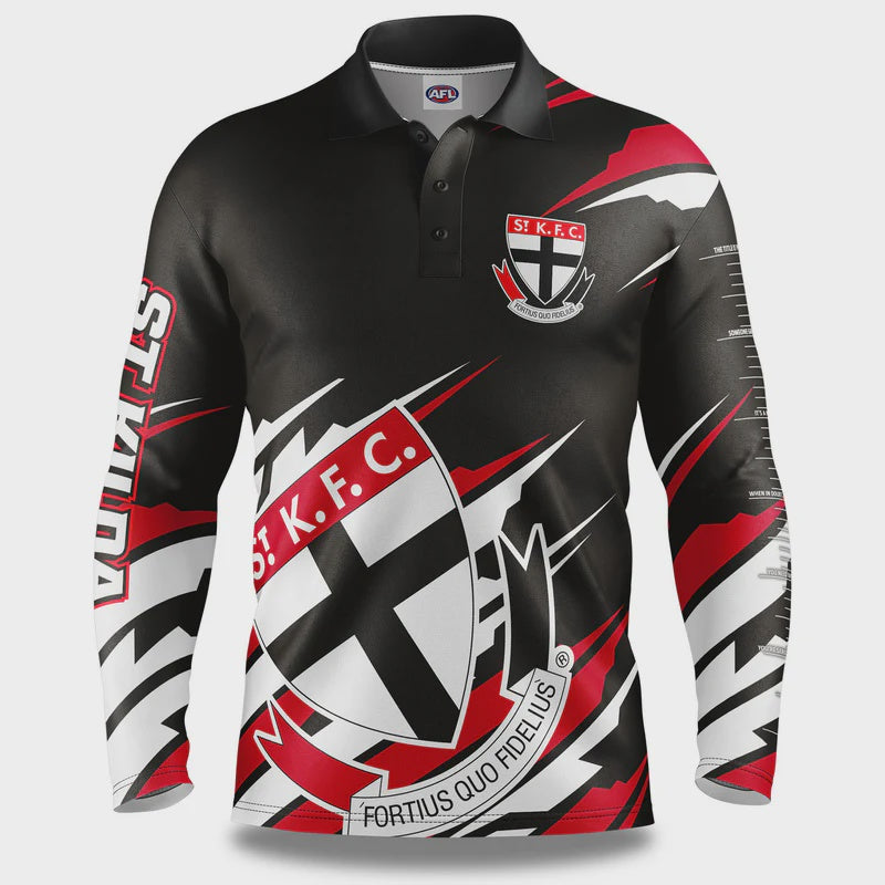 St Kilda Saints "Ignition" Fishing Shirt