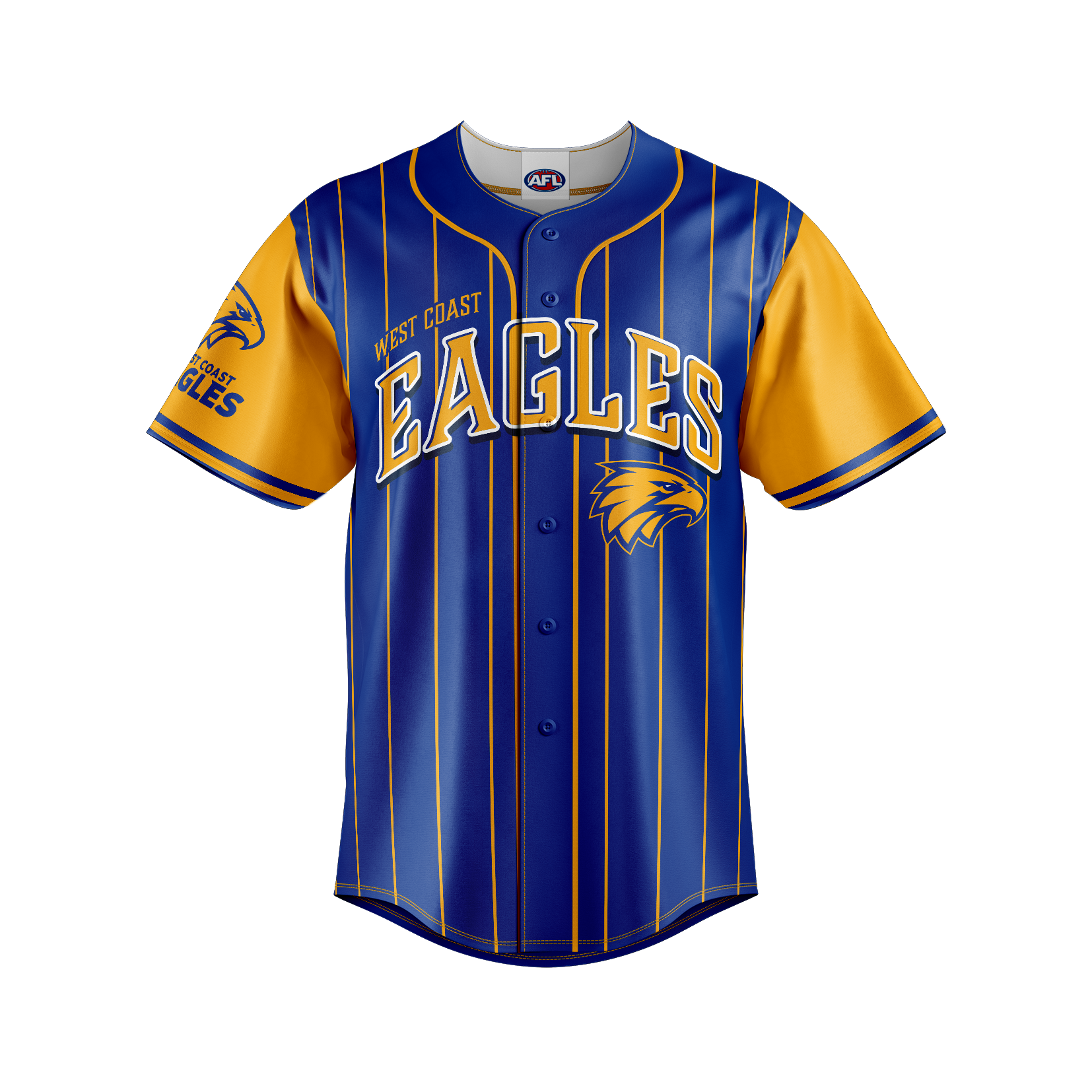 West Coast Eagles "Slugger" Baseball Shirt