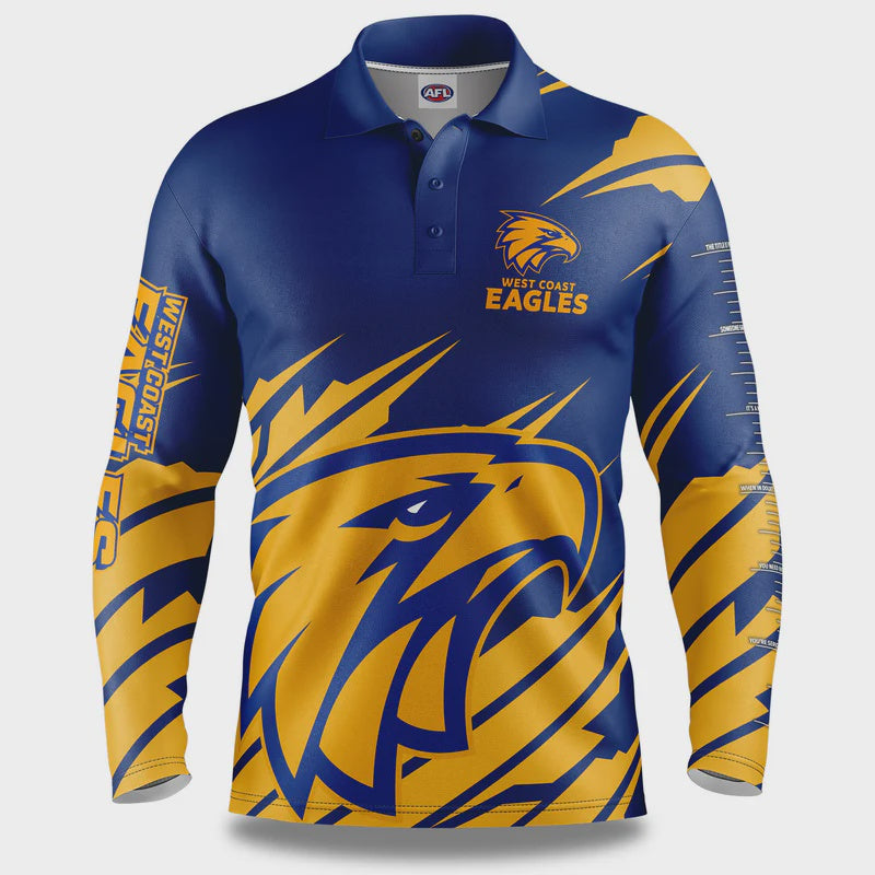 West Coast Eagles "Ignition" Fishing Shirt