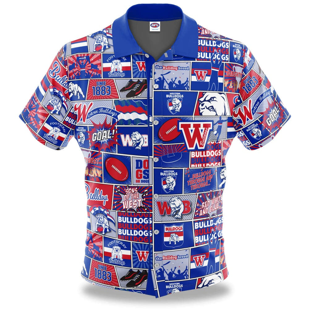 Western Bulldogs Fanatic Button Up Shirt