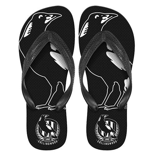 Collingwood Magpies Thongs - Flip Flops