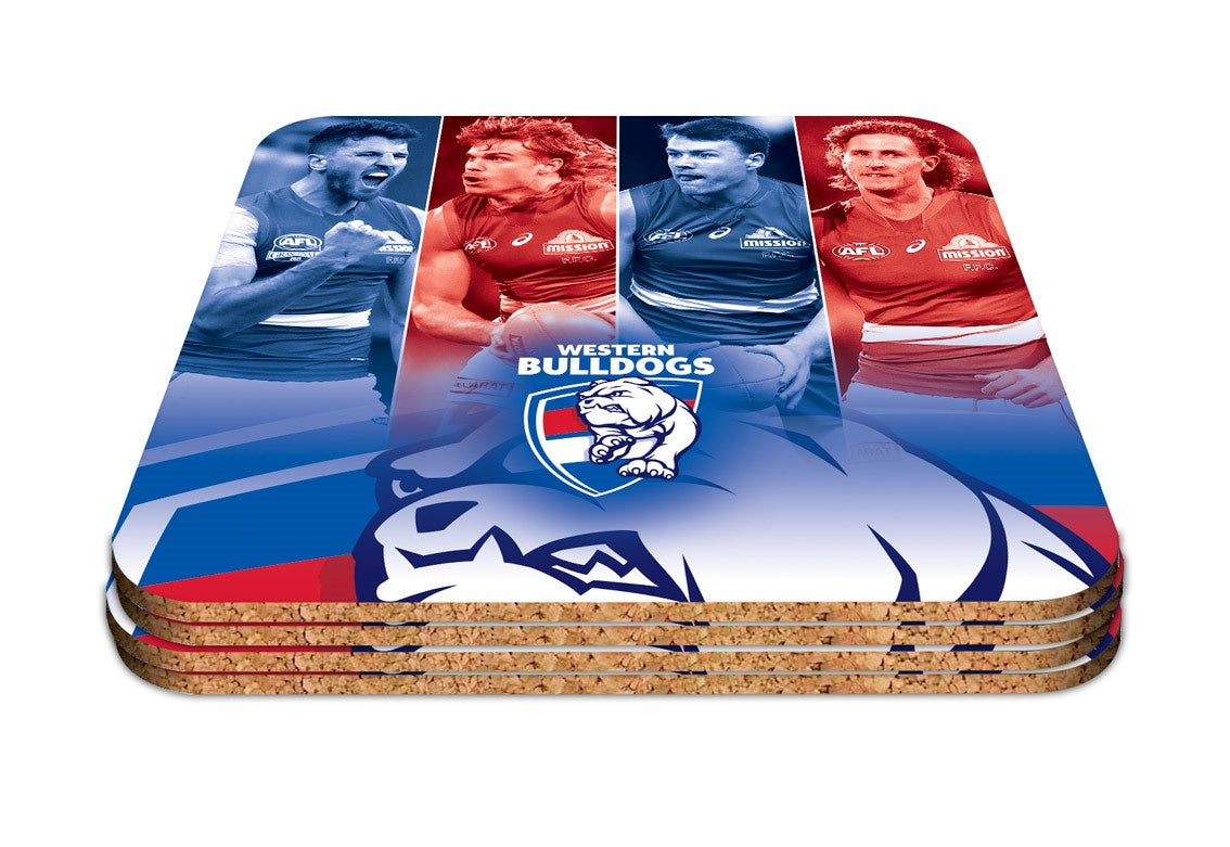 Western Bulldogs Player Coaster Set