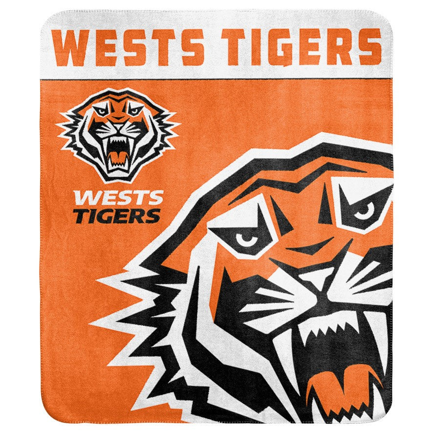 West Tigers Polar Fleece Blanket Throw Rug