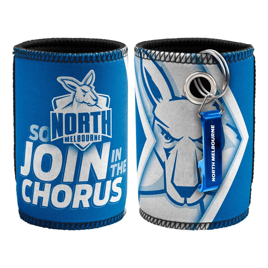 North Melbourne Kangaroos Can Cooler And Bottle Opener