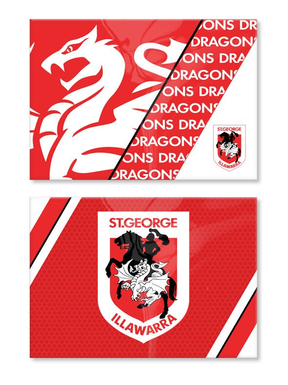 St George Illawarra Dragons Magnet - Set Of 2