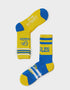 West Coast Eagles Crew Socks - 2 Pack